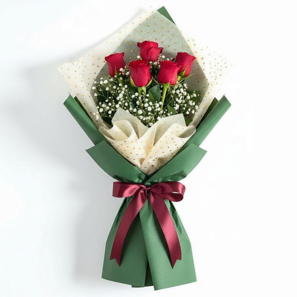 Букет рубиновое очарование в Тучково Букет цветов из: Розы в Тучково