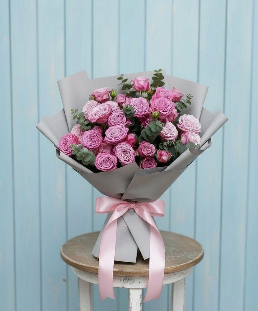 Композиция Яркий комплимент в Тучково Букет цветов из: Розы в Тучково