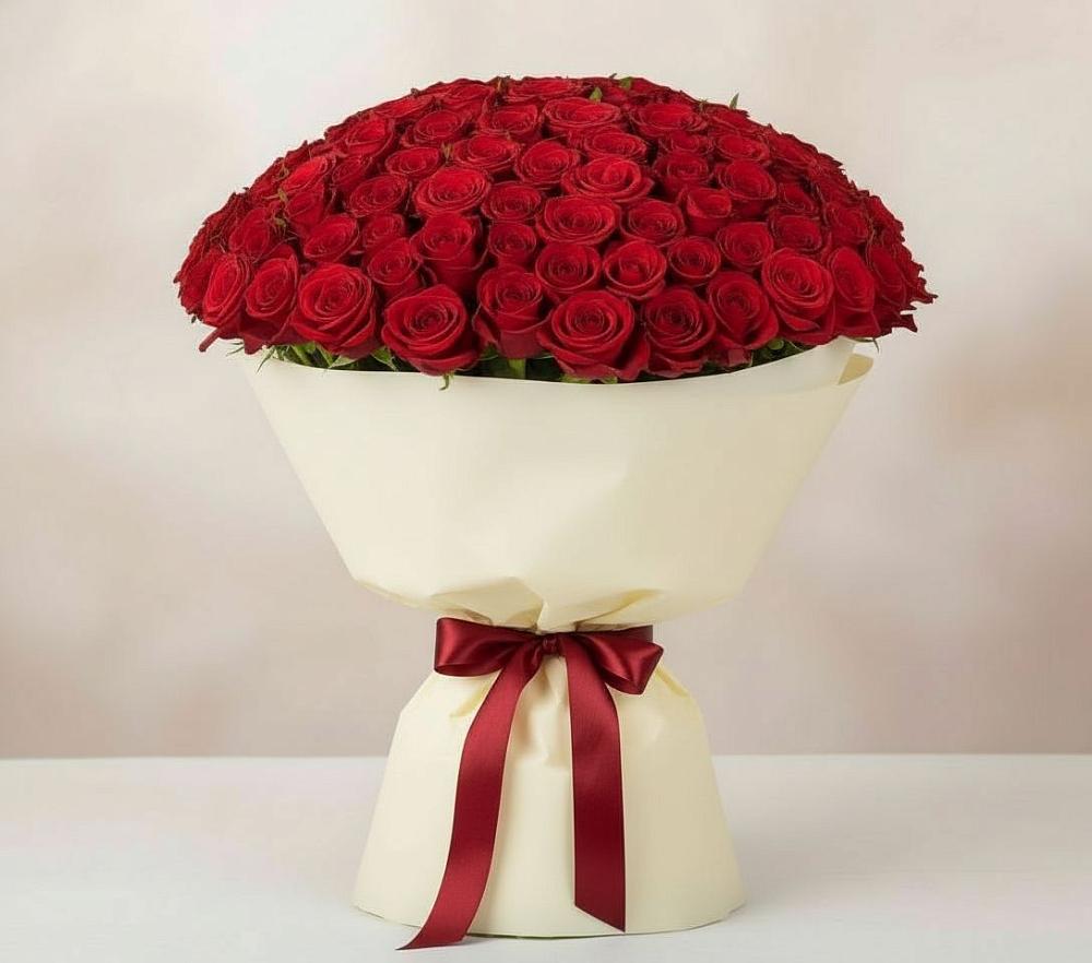 101 Красная роза Милано в Тучково Букет 101 Красная роза Милано в Тучково