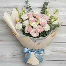 Букет шампанское #REPLACE_PRED# Тучково Букет цветов из:  Лизиантусы #REPLACE_PRED# Тучково