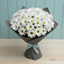 Букет белые хризантемы в Тучково Букет цветов из:  Хризантемы в Тучково