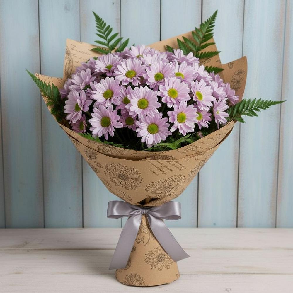 Букет соблазн в Тучково Букет цветов из: Хризантемы в Тучково
