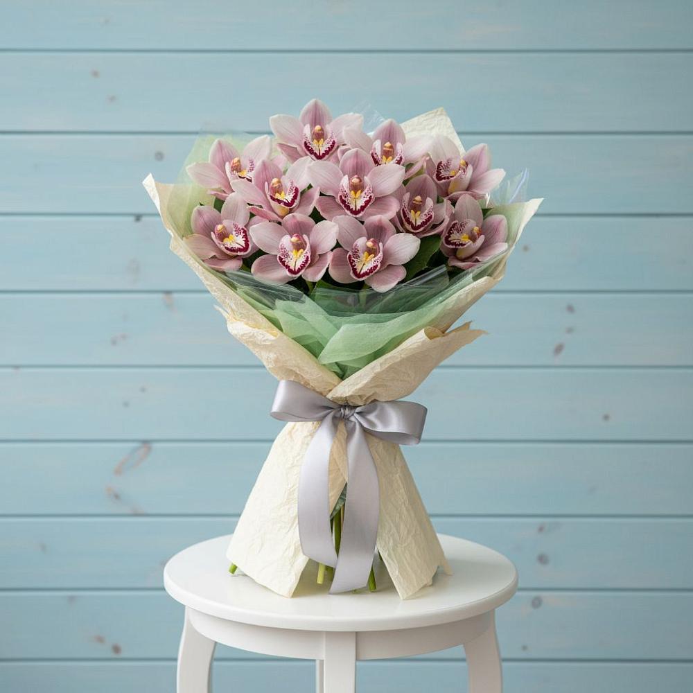 Букет 11 орхидей в Тучково Букет цветов из: Орхидеи и Розы в Тучково