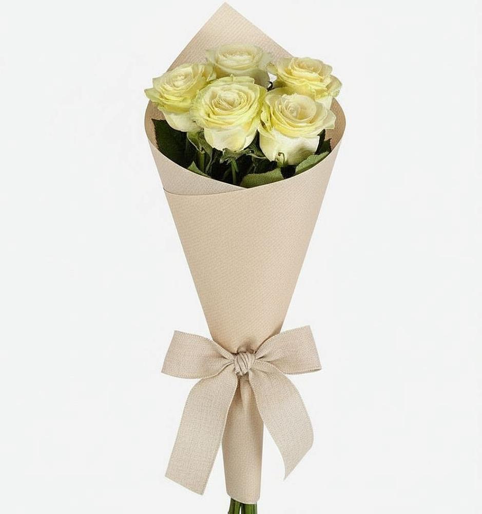 Букет белые крылья в Тучково Букет цветов из: Розы в Тучково