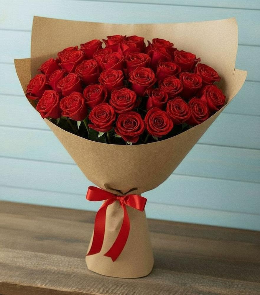 Букет Красные розы Милано в Тучково