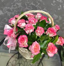 Цветочная композиция из Розы в корзине #REPLACE_PRED# Тучково