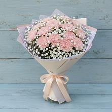 Букет Нежность рассвета в Тучково Букет цветов из:  Гвоздики в Тучково