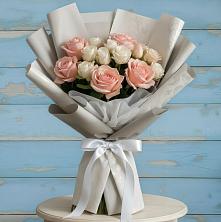 Букет Нежное облако в Тучково Букет цветов из:  Розы в Тучково