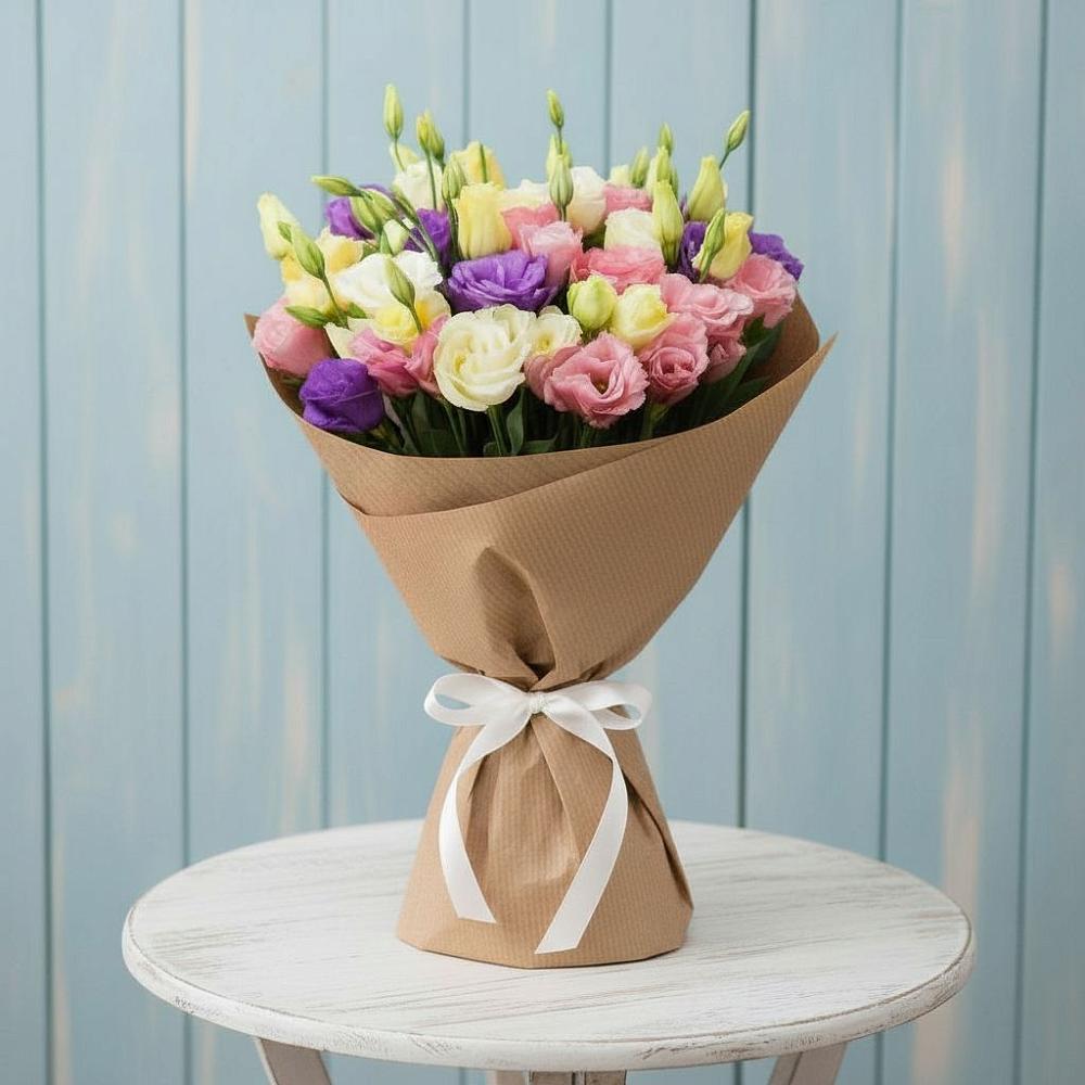 Букет Цветная эустома в Тучково Букет цветов из: Лизиантусы в Тучково