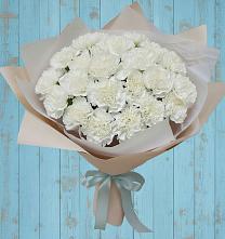 Букет Хрустальное утро в Тучково Букет цветов из:  Гвоздики в Тучково