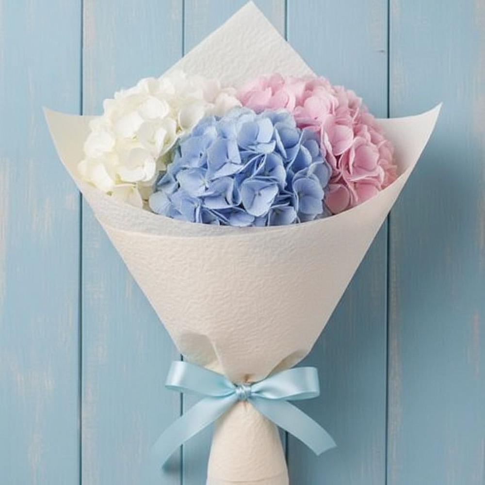 Букет Нежная гортензия в Тучково Букет цветов из: Гортензия в Тучково
