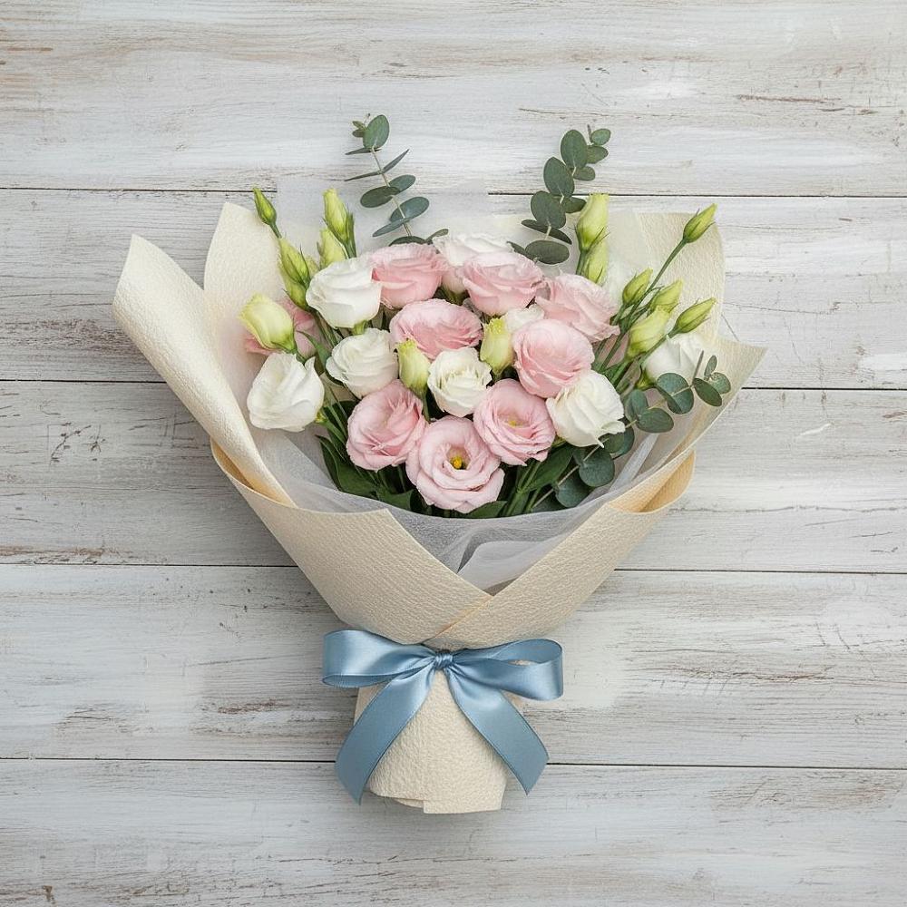 Букет шампанское в Тучково Букет цветов из: Лизиантусы в Тучково